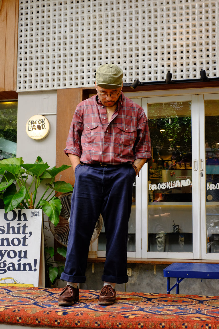 Forest Hill Popover Shirt - Brick Red