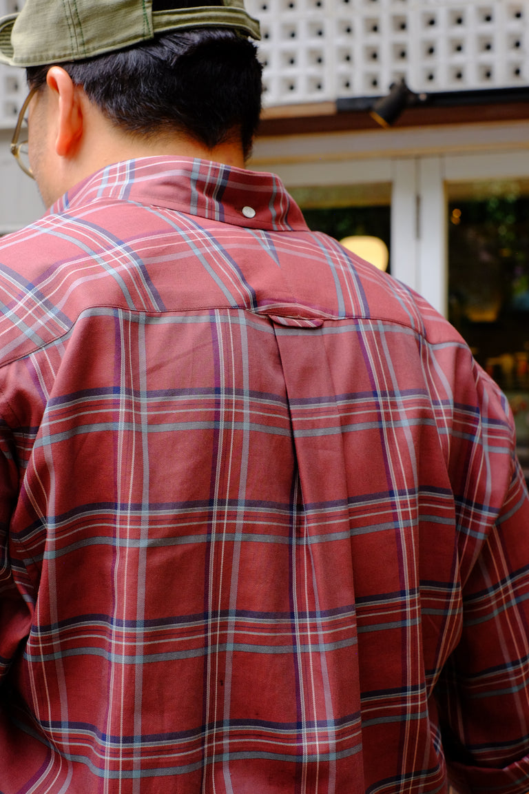 Forest Hill Popover Shirt - Brick Red