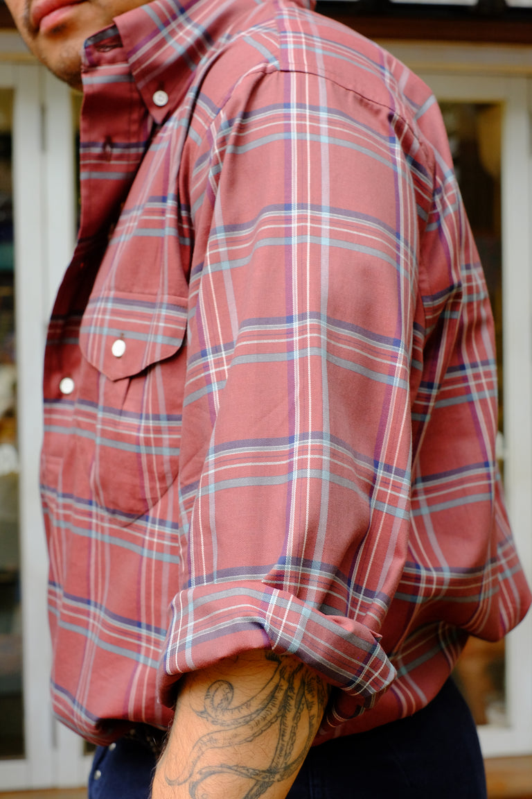 Forest Hill Popover Shirt - Brick Red
