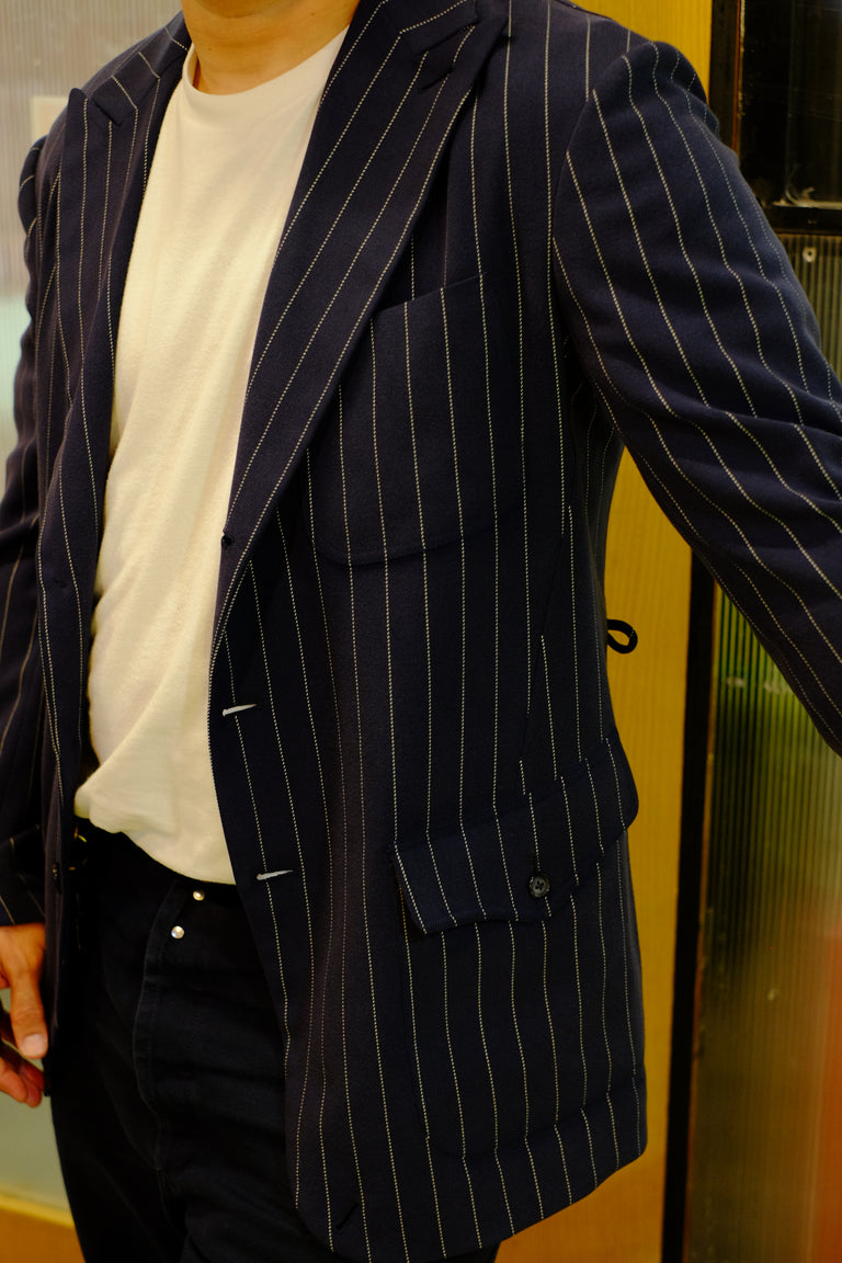 Madison Blazer - Blue Stripe