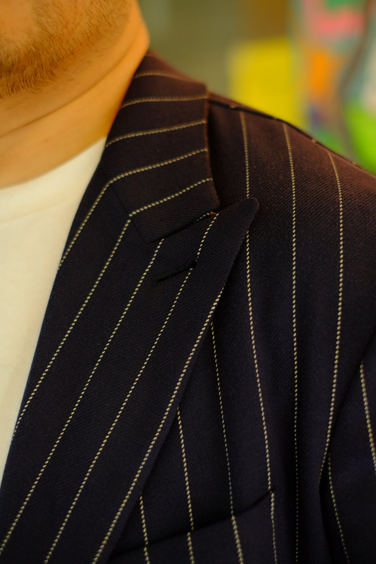 Madison Blazer - Blue Stripe