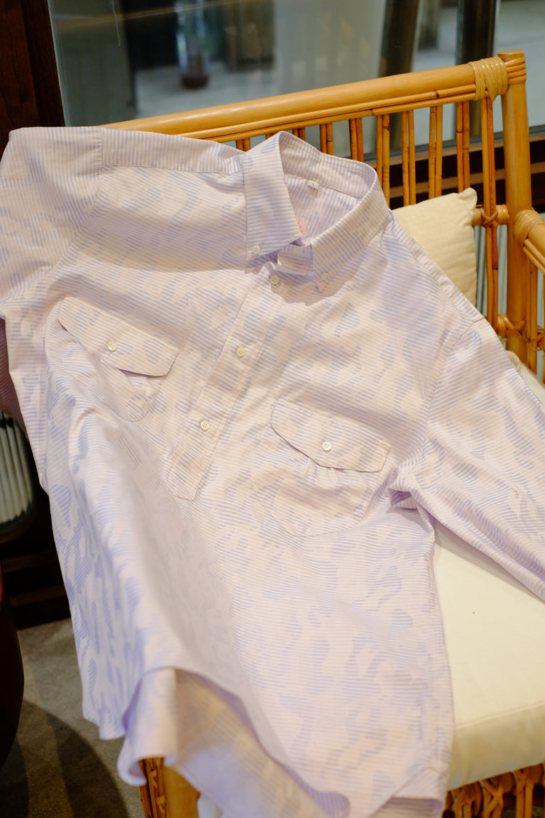 Forest Hill Popover Shirt - Camo Stripe