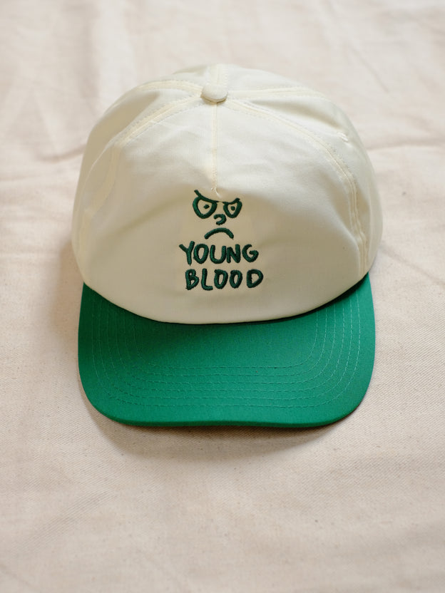 OQ League Cap - Green Off White