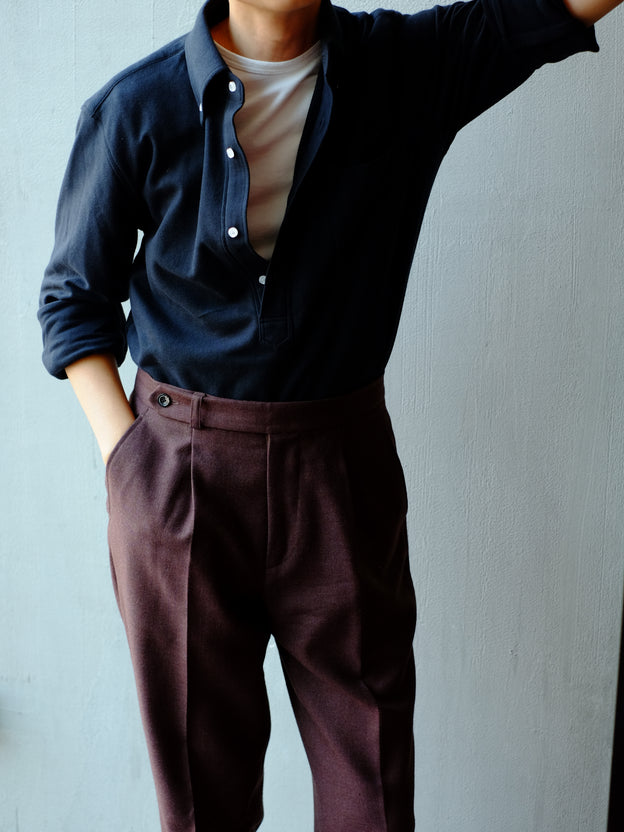 Baggy Fit Polo - Black
