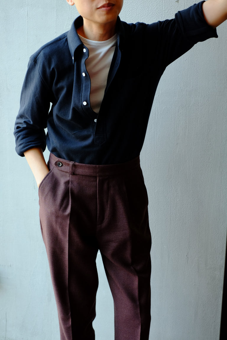 Baggy Fit Polo - Black