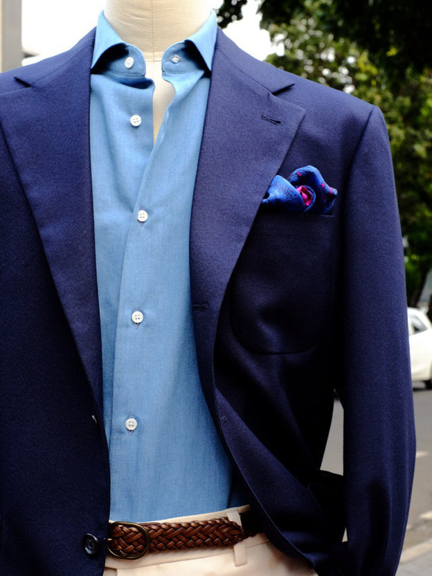 Unconstructed Jacket - Navy
