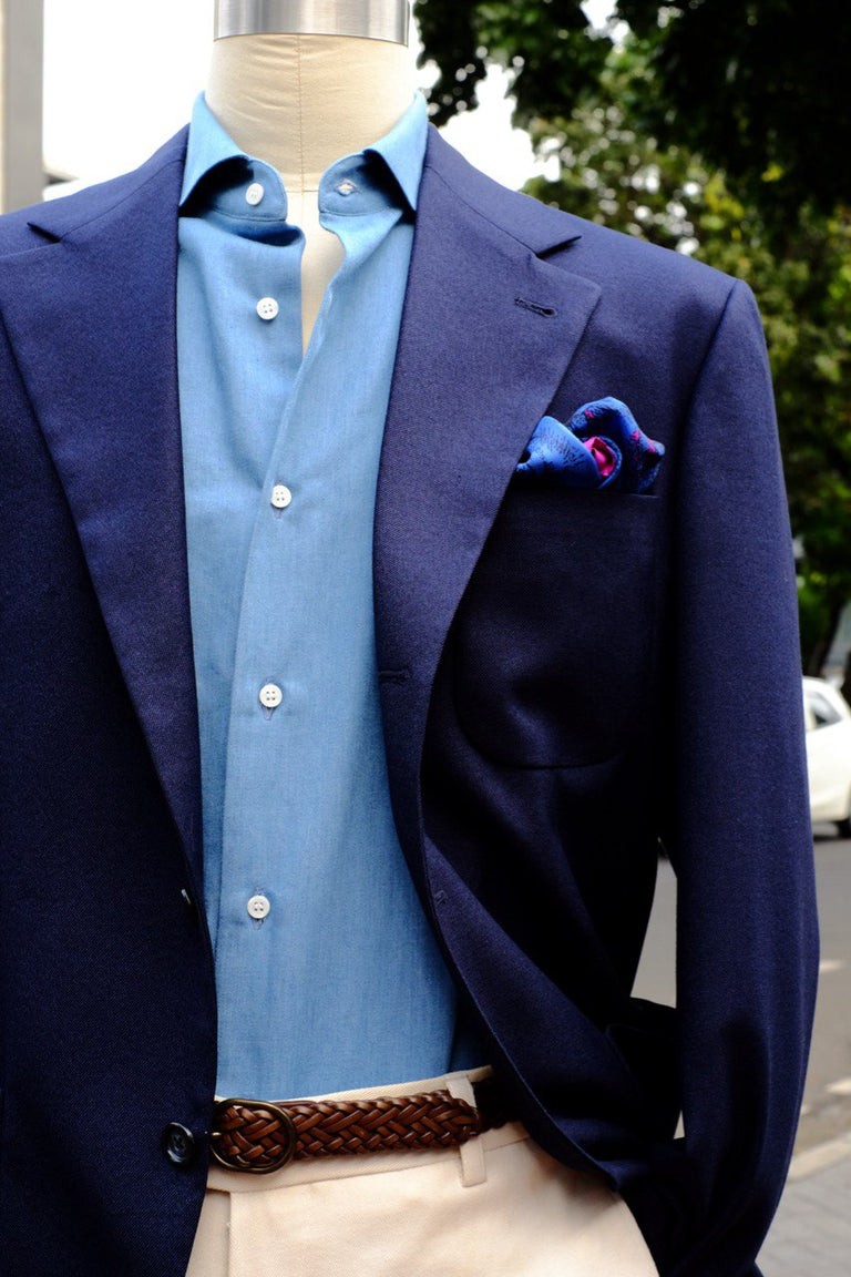 Unconstructed Jacket - Navy